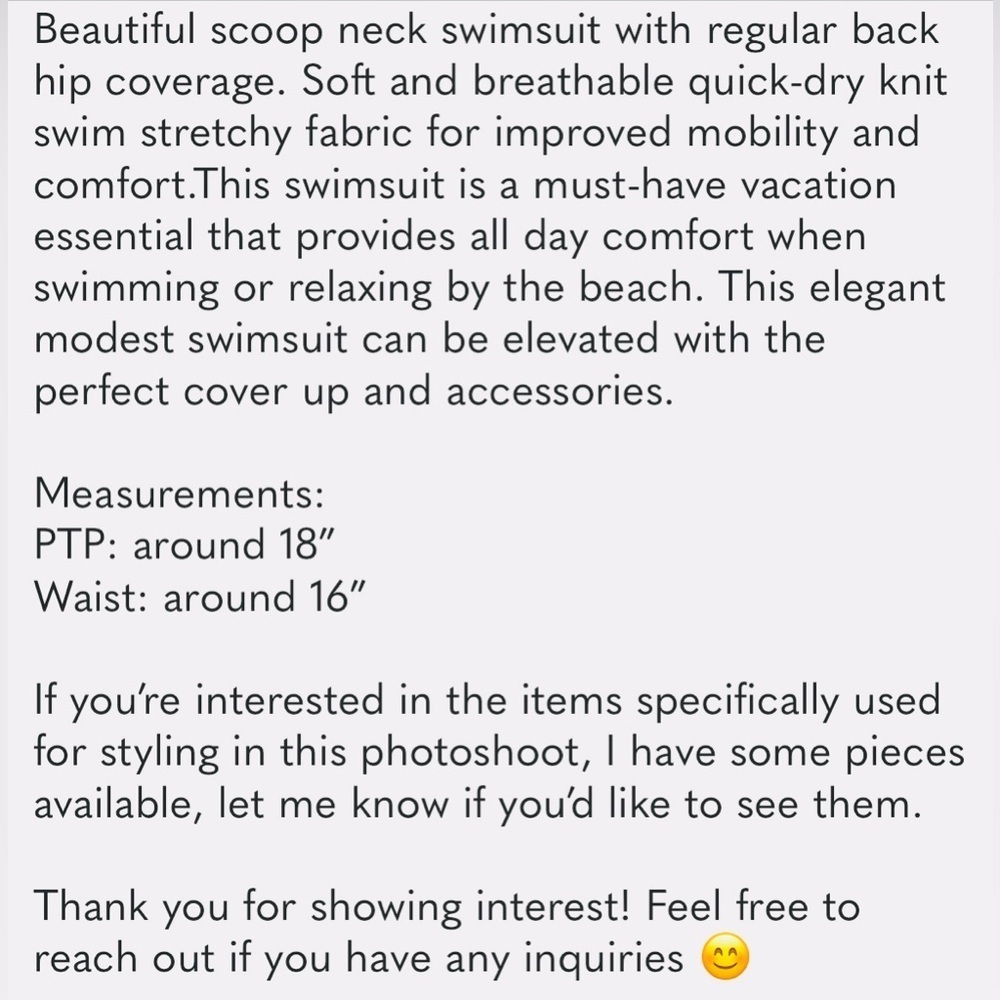Women's One-Piece Coverage Swimsuit NWOT - Picture 6 of 6